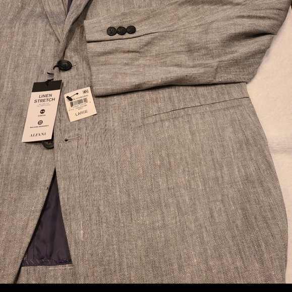 Inc gray herringbone blazer - Picture 5 of 14